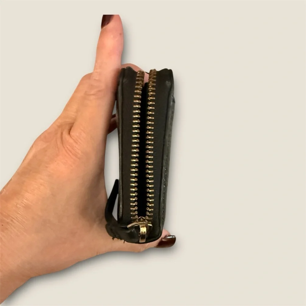 Kate Spade Black Textured Wallet